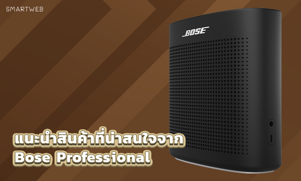 3.แนะนำสินค้าที่น่าสนใจจาก Bose Professional